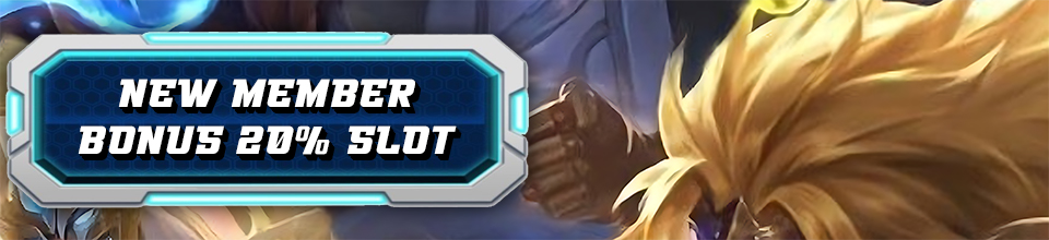 NEW MEMBER 20% ALL SLOT